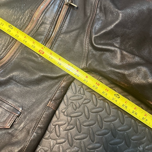 Vera pelle 🇮🇹🇮🇹🇮🇹made in Italy size large distressed, wonderful patina - Picture 10 of 11